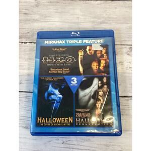 Halloween Triple Feature Blu-ray H2O/Resurrection/Curse Michael Myer Jamie Lee